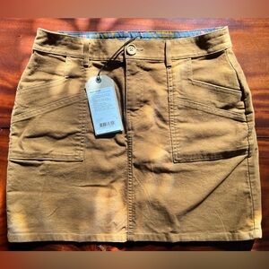 Prana Tan Mini Skirt